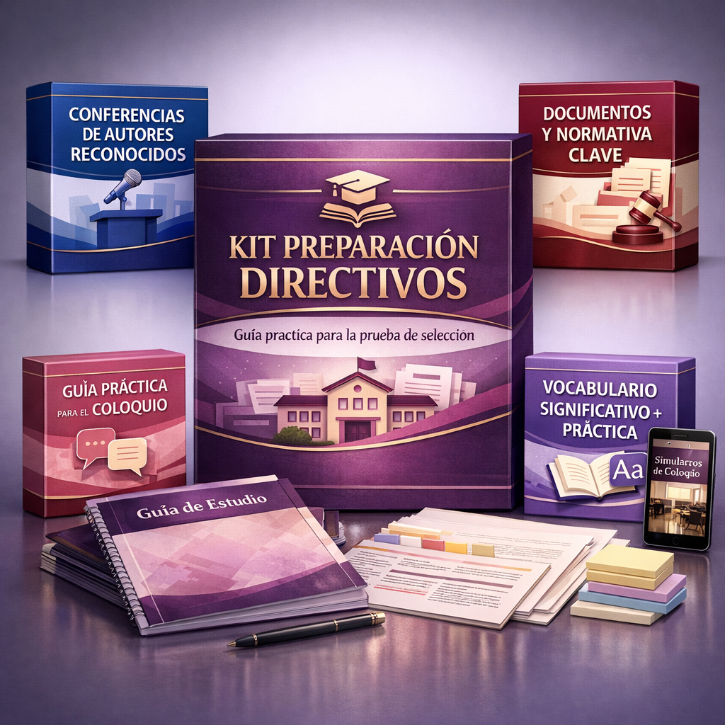 👩‍💼👨‍💼KIT PREPARACIÓN DIRECTIVOS: Inicial, Primaria y Secundaria + 4 BONUS 🎁